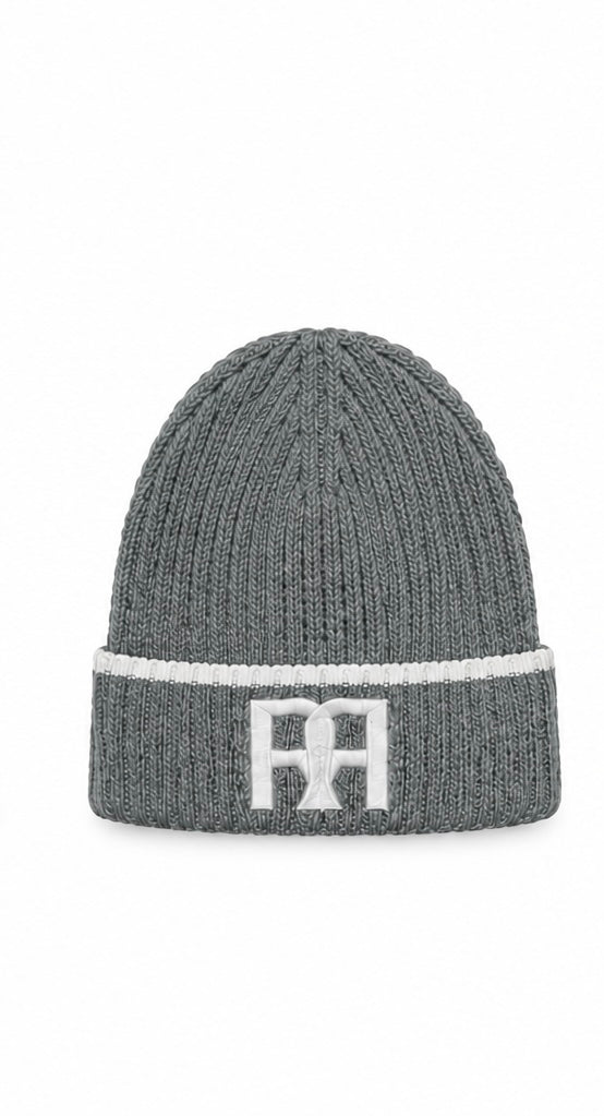 GREY PANDA BEANIE